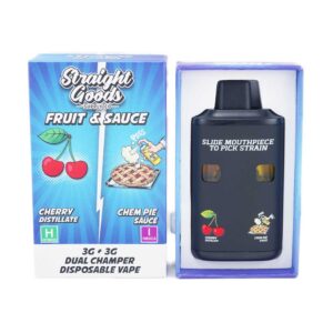 Straight Goods – Dual Chamber Vape – Cherry + Chem Pie (3 Grams + 3 Grams) product image