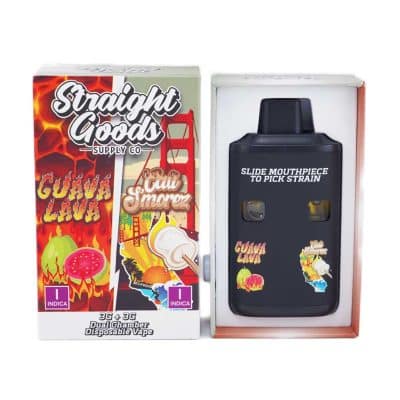 Straight Goods – Dual Chamber Vape – Guava Lava + Cali Smorez (3 Grams + 3 Grams) product image
