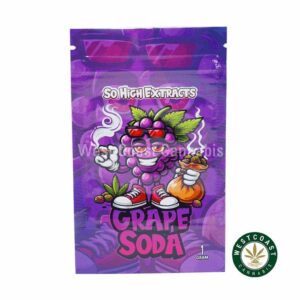 So High Extracts Premium Shatter – Grape Soda product image