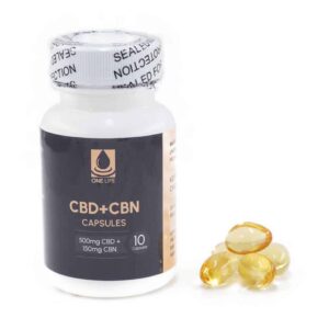 One Life Soft Gel Capsules – 500mg CBD + 150mg CBN product image