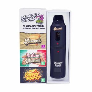 Straight Goods – Triple Chamber Vape – Biscotti + Italian Biscotti + Cheese Burst (3 Grams + 3 Grams + 3 Gram) product image