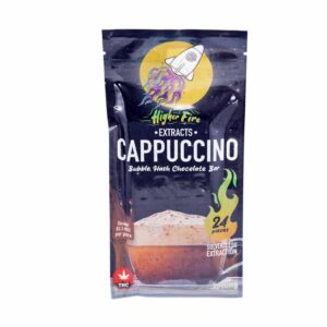 Higher Fire Extracts – Bubble Hash Chocolate Bar – Cappuccino 2000mg THC product image
