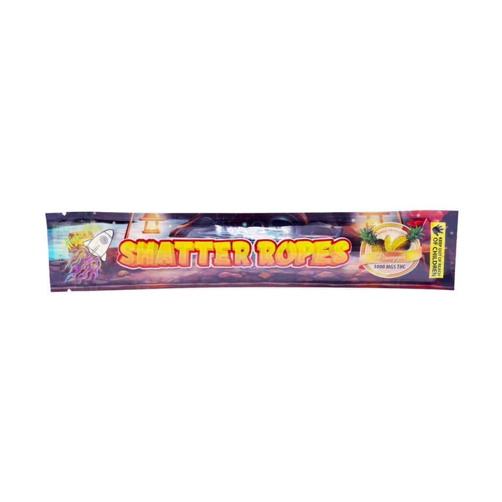 Higher Fire Extracts – Shatter Ropes – Pineapple 3000MG THC product image