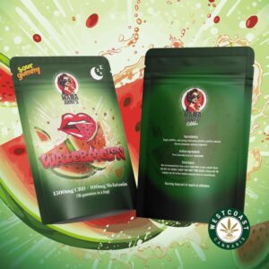 Mama Anne’s Edibles – Watermelon Gummy – 1500mg CBD + Melatonin (Sleep Gummy) product image