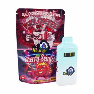 Sky High Extract – Dual Chamber Vape – Puff of Coffee (Indica) + Cherry Seinfeld (Hybrid) – (4 Grams + 4 Grams) product image