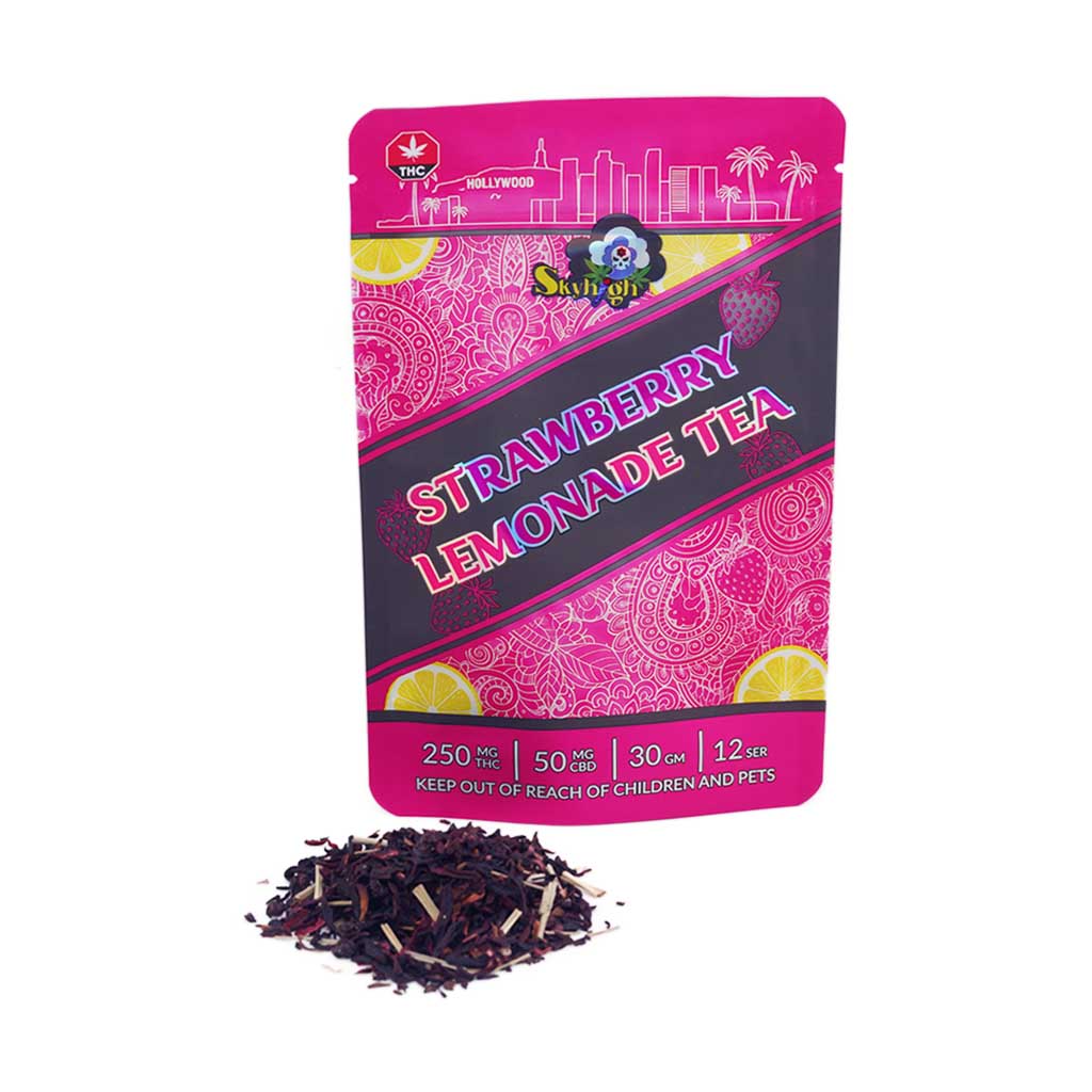 Sky High Tea – Strawberry Lemonade Tea – 250mg THC + 50mg CBD product image