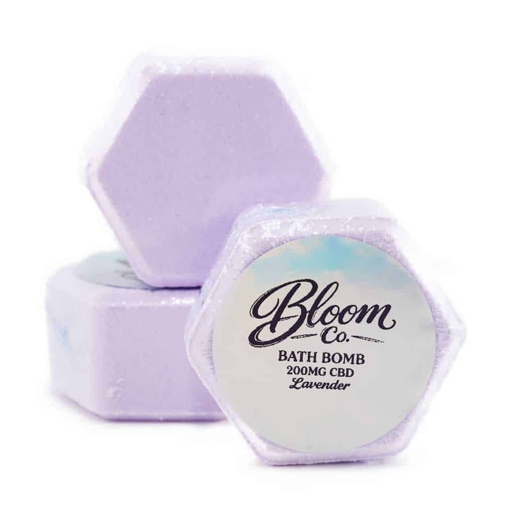 Bloom Co. – Lavender Bathbomb – 200MG CBD product image