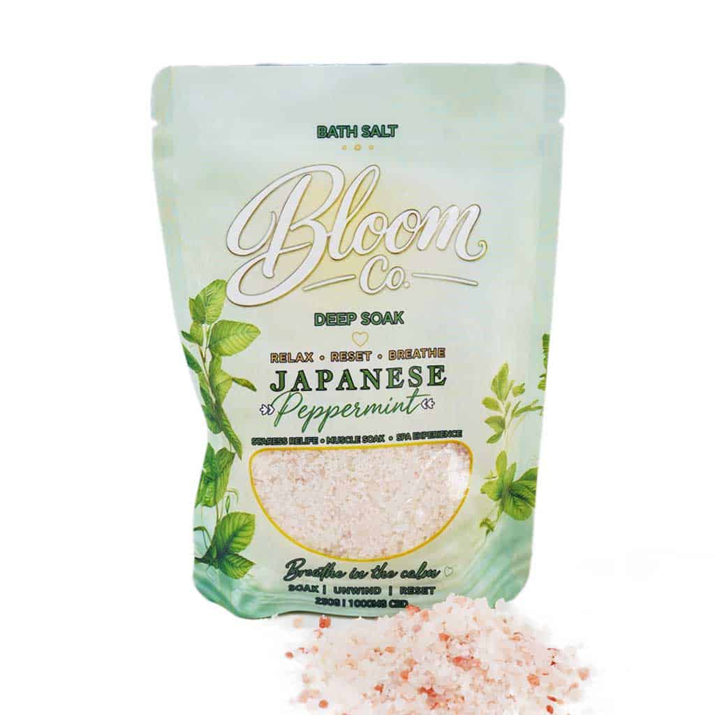 Bloom Co. – Japanese Peppermint Bath Salts – 1000MG CBD product image