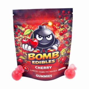 Bomb Edibles – 3000mg THC Gummies – Cherry product image
