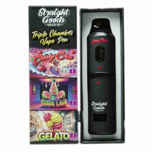 Straight Goods – Triple Chamber Vape – Cherry Cola + Guava Lava + Lemon Cherry Gelato (3 Grams + 3 Grams + 3 Gram) product image