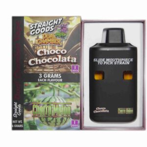 Straight Goods – Dual Chamber Vape – Choco Chocolata + Cherra Melon (3 Grams + 3 Grams) product image