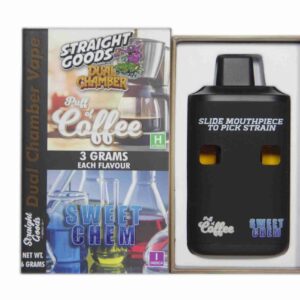 Straight Goods – Dual Chamber Vape – Puff of Coffee + Sweet Chem (3 Grams + 3 Grams) product image