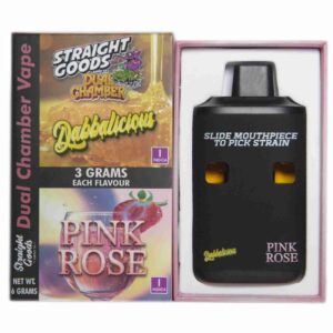 Straight Goods – Dual Chamber Vape – Dabbalicious + Pink Rose (3 Grams + 3 Grams) product image
