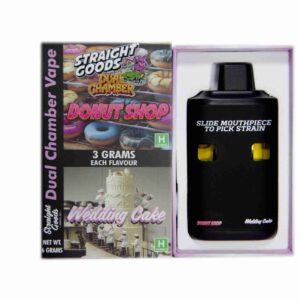 Straight Goods – Dual Chamber Vape – Donut Shop + Wedding Cake (3 Grams + 3 Grams) product image