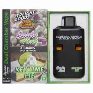 Straight Goods – Dual Chamber Vape – Garlic Kush + Key Lime Pie (3 Grams + 3 Grams) product image
