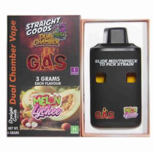 Straight Goods – Dual Chamber Vape – Gas + Melon Lychee (3 Grams + 3 Grams) product image