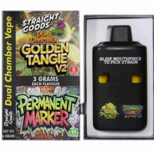 Straight Goods – Dual Chamber Vape – Golden Tangie V2 + Permanent Marker (3 Grams + 3 Grams) product image