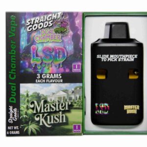 Straight Goods – Dual Chamber Vape – LSD + Master Kush (3+3 Gram) product image