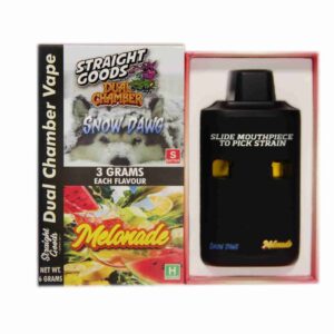 Straight Goods – Dual Chamber Vape – Snow Dawg + Melonade (3 Grams + 3 Grams) product image