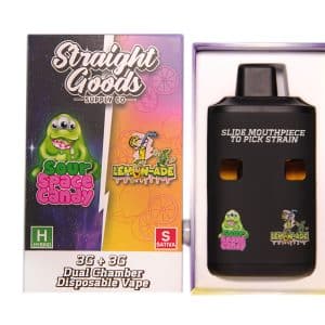 Straight Goods – Dual Chamber Vape – Sour Space Candy + Lemon-Ade (3 Grams + 3 Grams) product image