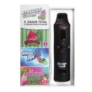Straight Goods – Triple Chamber Vape – Watermelon Kush + Blueberry Yum + Pink Candy Kush (3 Grams + 3 Grams + 3 Gram) product image