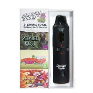 Straight Goods – Triple Chamber Vape – Zombie Kush + Morning Punch + Bobby Wild (3 Grams + 3 Grams + 3 Gram) product image